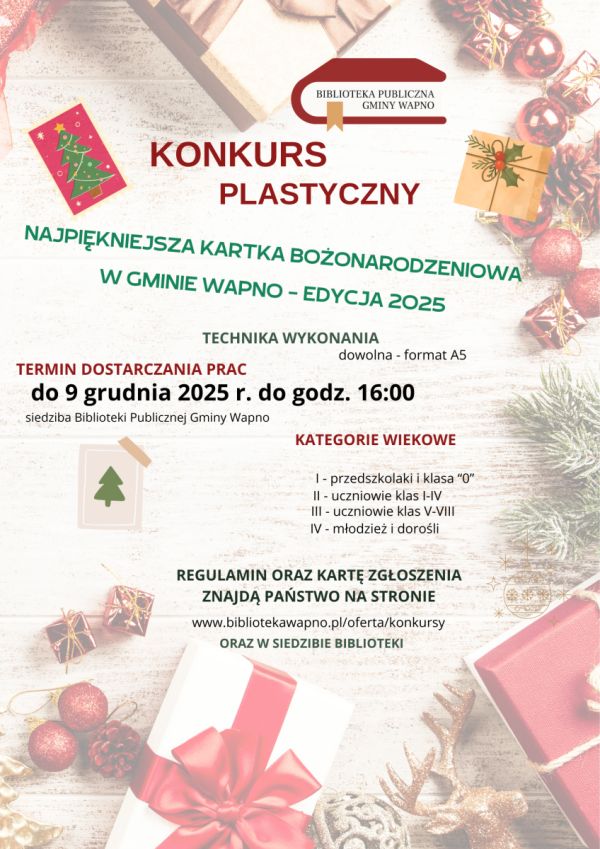 Zdjęcie Zapraszamy - konkurs świąteczny 2025