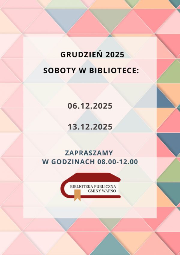 Zdjęcie Soboty w Bibliotece - grudzień 2025